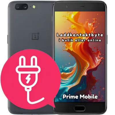 OnePlus 5 Laddkontaktbyte 