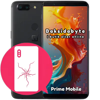 OnePlus 5T Baksidabyte 