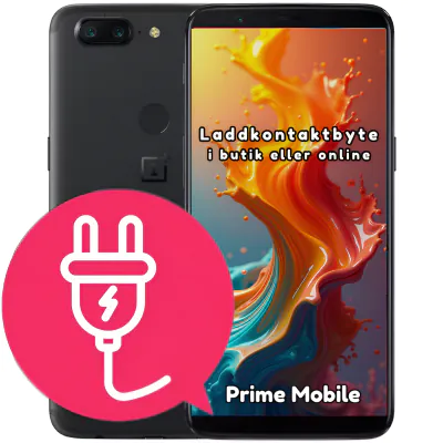 OnePlus 5T Laddkontaktbyte 