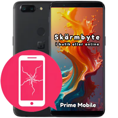 OnePlus 5T Skärmbyte