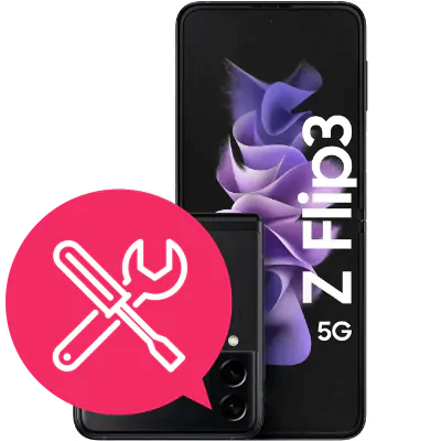  Galaxy Z Flip3 5G laddkontakt byte