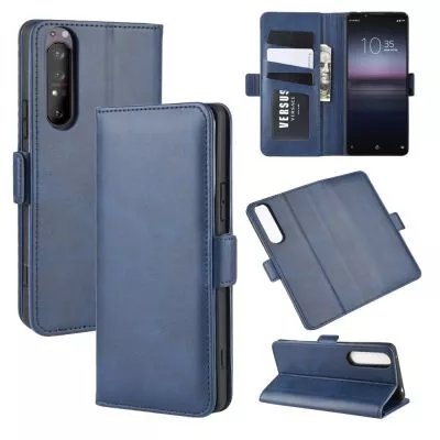 Klassiskt plånboksfodral till Sony Xperia 1 II - Blå