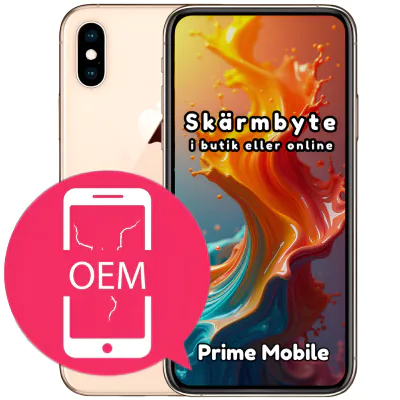 iPhone XS Skärmbyte OLED - original kvalité