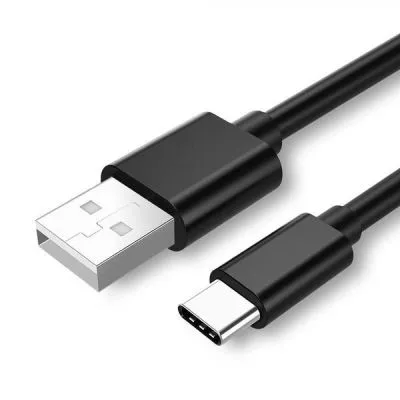 SiGN USB-C-kabel 2,4A, 10W, 2m - Svart
