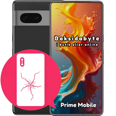 Google Pixel 7 Baksidabyte