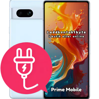 Google Pixel 7A Laddkontaktbyte