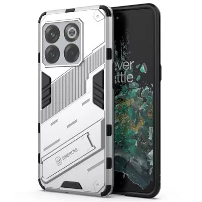Skyddande OnePlus 10T 5G, Ace Pro 5G smartphonefodral - Silver