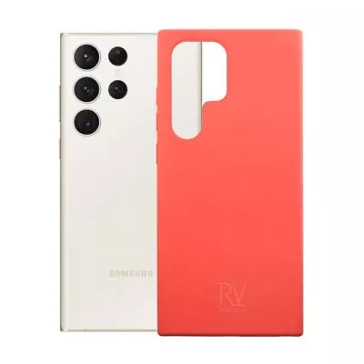 Samsung Galaxy S23 Ultra Silikonskal Rvelon - Rosa