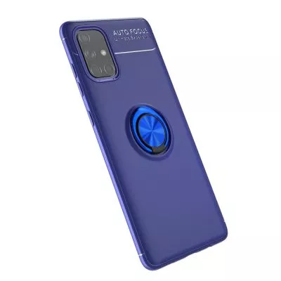 Fodral med telefonhållare till Samsung Galaxy A71 - Blå
