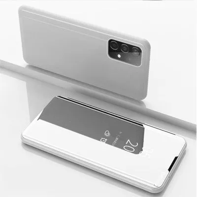 vyfönster Flip-fodral till Samsung Galaxy A52 5G och A52s 5G - Silver