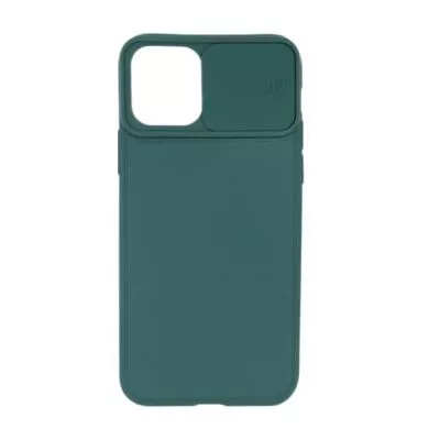 Silicone Case with Camera Slide Protection iPhone 11 - Green
