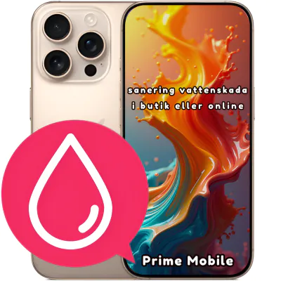 iPhone 16 Pro sanering vattenskada