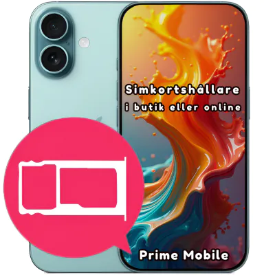 iPhone 16 Plus simkortshållare