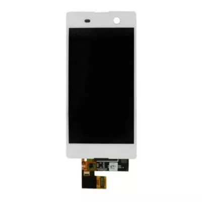 Sony Xperia M5 Skärm med LCD Display - Vit