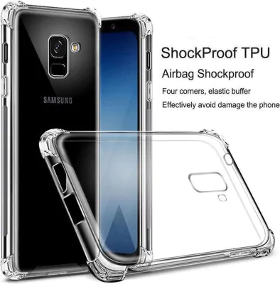 Stöttåligt Skal Samsung Galaxy A6 Plus 2018 - Transparent