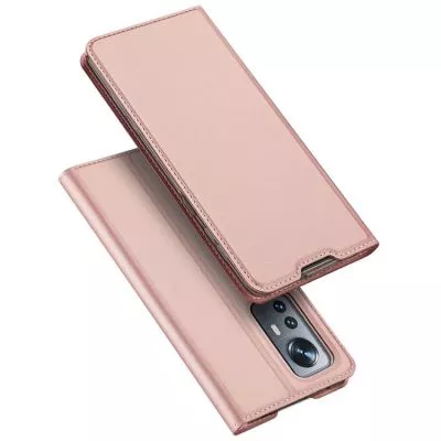 DUX DUCIS Skin Series Plånboksfodral Xiaomi 12 Pro - Rosa Guld