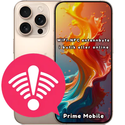 iPhone 16 Pro WIFI-NFC antennbyte