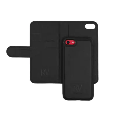 iPhone 7/8/SE 2020 Plånboksfodral Magnet Rvelon - Svart
