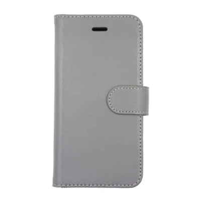 iPhone 6/6S Plånboksfodral Läder med Stativ - Grå