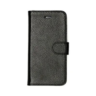iPhone 6/6S Plånboksfodral Läder med Stativ - Svart