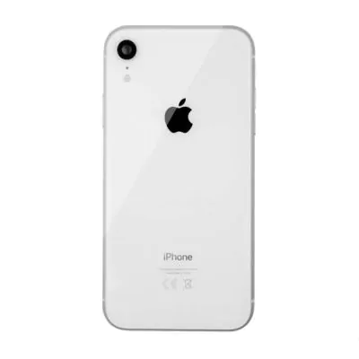 iPhone XR Baksida Komplett Ram Vit