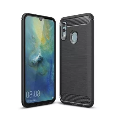 Carbon Flexicase Skal till Huawei P Smart (2019) / Honor 10 Lite - Svart
