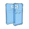 iPhone 12 Pro Stöttåligt Skal med Korthållare - Blå