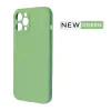 iPhone 12 Pro Silikonskal med Kameraskydd - Grön