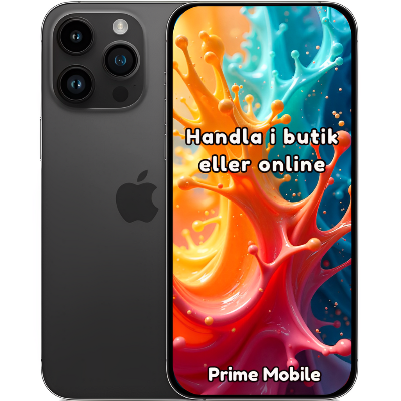 iPhone 14 Pro 512GB 100% batterihälsa Dual SIM Svart