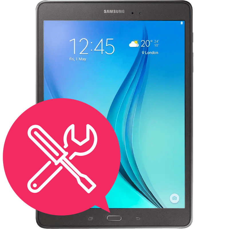 Galaxy Tab A 9.7 sidoknapp byte