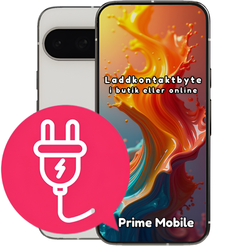 Google Pixel 9 Pro Laddkontaktbyte